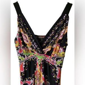 New Direction petit maxi dress Petit small colorful  romantic beach